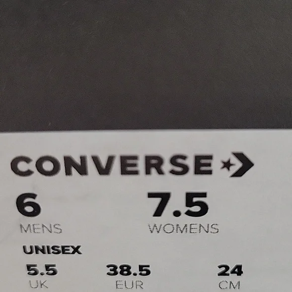 Converse High Top Brand new in the box no lid authentic. - Picture 14 of 16